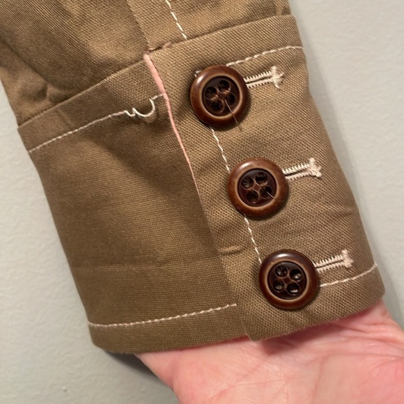 BEBE JACKET CAMEL SIZE 8 - Picture 9 of 10